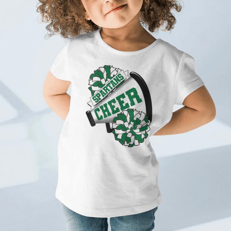 Spartans Cheer Back To School Cheerleading Spirit G Graphic Toddler T-Shirt