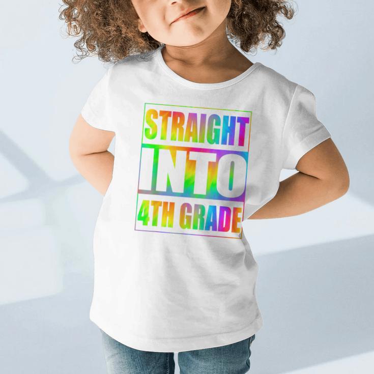 Straight Into 4th Grade Fourth Grade Back To School Graphic Toddler T-Shirt Straight Into 4th Grade Fourth Grade Back To School Graphic Toddler T-Shirt