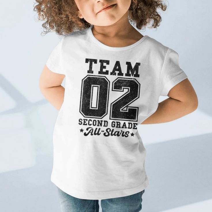 Team 2nd Grade All-Stars Back To School Sports Jersey Graphic Toddler T-Shirt Team 2nd Grade All-Stars Back To School Sports Jersey Graphic Toddler T-Shirt