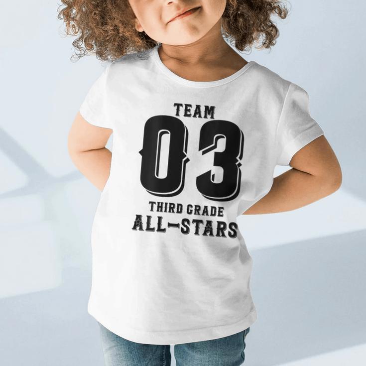 Team 3rd Grade All-Stars Back To School Tee For Stude Graphic Toddler T-Shirt Team 3rd Grade All-Stars Back To School Tee For Stude Graphic Toddler T-Shirt