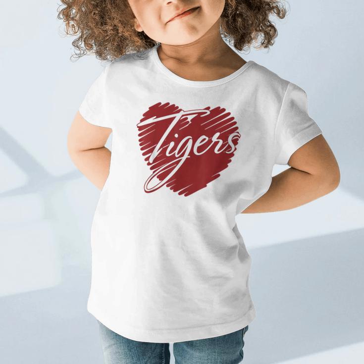 Tigers Heart Back To School Spirit M Graphic Toddler T-Shirt Tigers Heart Back To School Spirit M Graphic Toddler T-Shirt
