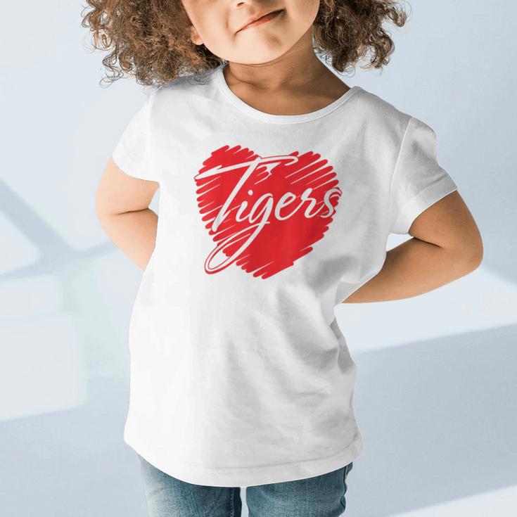 Tigers Heart Back To School Spirit R Graphic Toddler T-Shirt Tigers Heart Back To School Spirit R Graphic Toddler T-Shirt