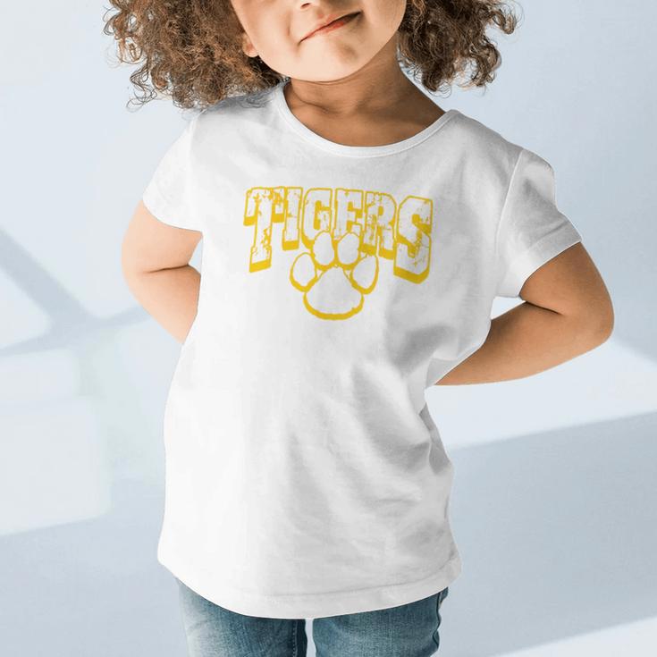Tigers School Spirit Back To School Y Graphic Toddler T-Shirt Tigers School Spirit Back To School Y Graphic Toddler T-Shirt