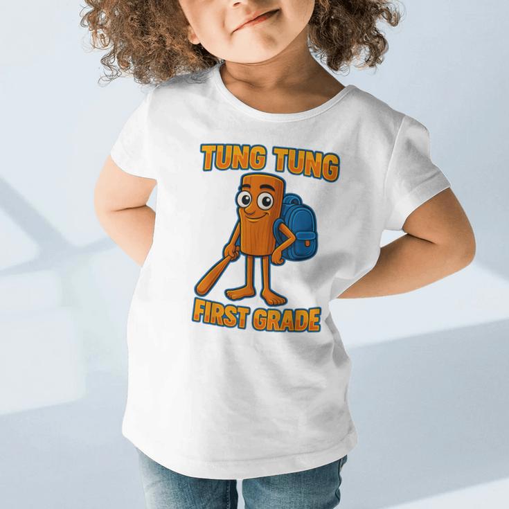 Tung Tung Sahur First Grade Italian Brainrot Back To School Graphic Toddler T-Shirt