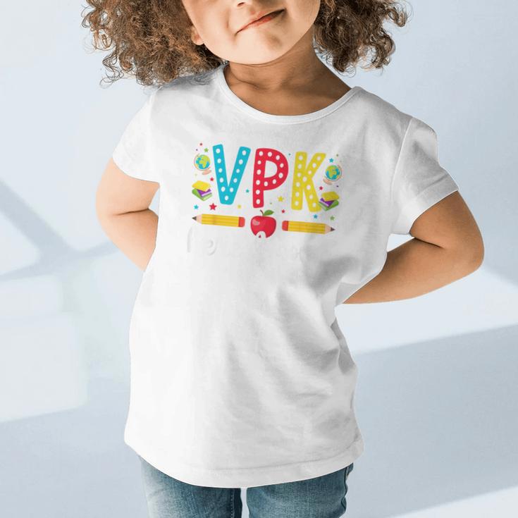 VPK Here I Come VPK Back To School VPK First Day Of VPK Graphic Toddler T-Shirt VPK Here I Come VPK Back To School VPK First Day Of VPK Graphic Toddler T-Shirt