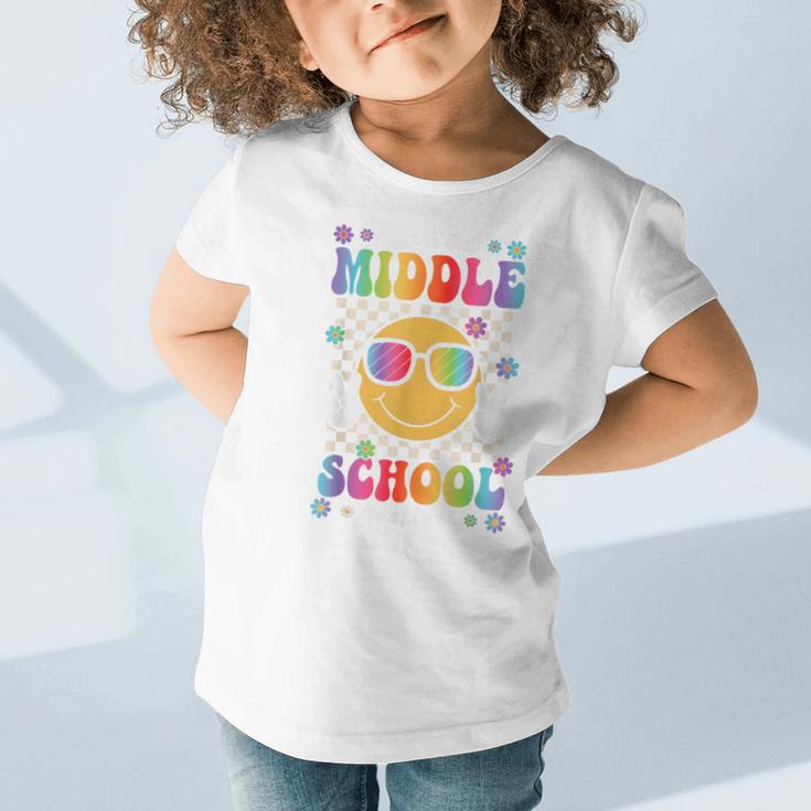 Watch Out Middle School Here I Come Back To School Student Graphic Toddler T-Shirt Watch Out Middle School Here I Come Back To School Student Graphic Toddler T-Shirt