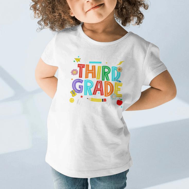 Watch Out Third Grade Here I Come 3rd Grade Back To School Graphic Toddler T-Shirt Watch Out Third Grade Here I Come 3rd Grade Back To School Graphic Toddler T-Shirt
