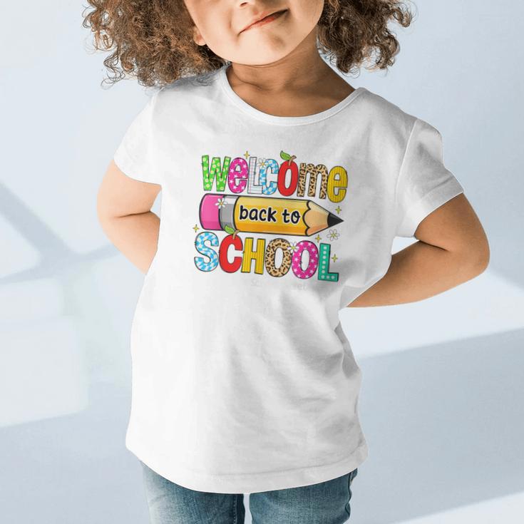 Welcome Back To School School Secretary Life Leopard Graphic Toddler T-Shirt Welcome Back To School School Secretary Life Leopard Graphic Toddler T-Shirt