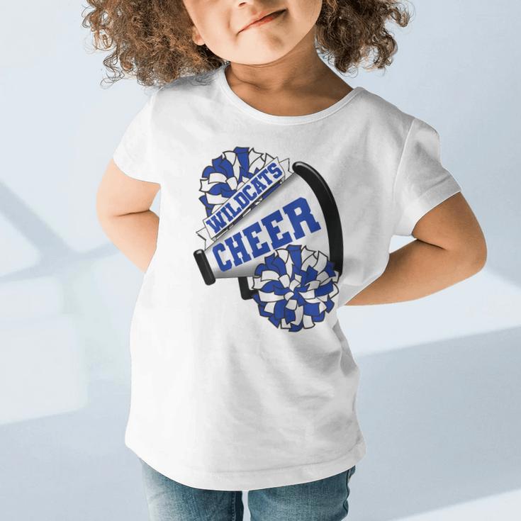 Wildcats Cheer Back To School Cheerleading Spirit B Graphic Toddler T-Shirt