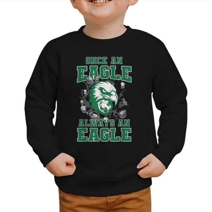 Always An Eagle Back To School Spirit G Graphic Toddler Sweatshirt