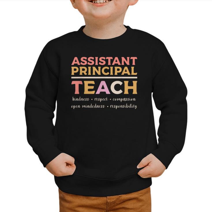 Assistant Principal Back To School Appreciation Principals Graphic Toddler Sweatshirt Assistant Principal Back To School Appreciation Principals Graphic Toddler Sweatshirt