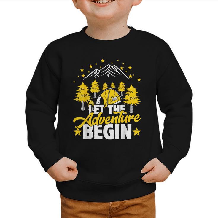 Back To School Mode Let The Adventure Begin Graphic Toddler Sweatshirt