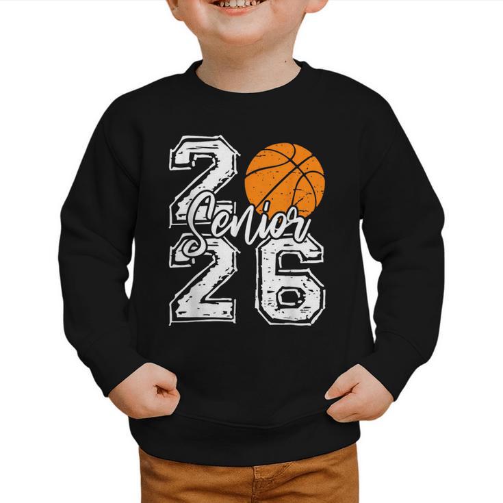 Class Of 2026 Basketball Senior 2026 Back To School Graphic Toddler Sweatshirt