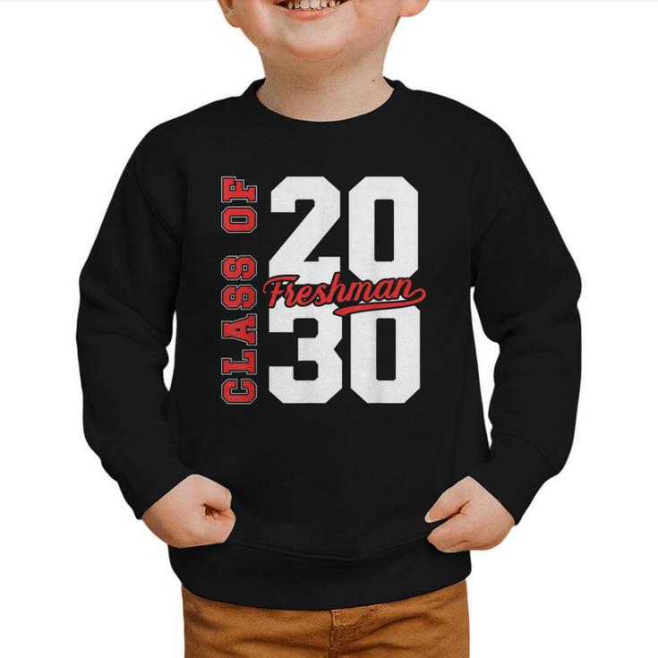 Class Of 2030 Freshman 2030 Back To School Graphic Toddler Sweatshirt