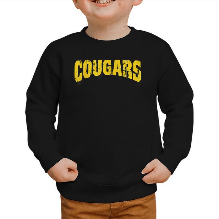Cougars Back To School Spirit GY Graphic Toddler Sweatshirt