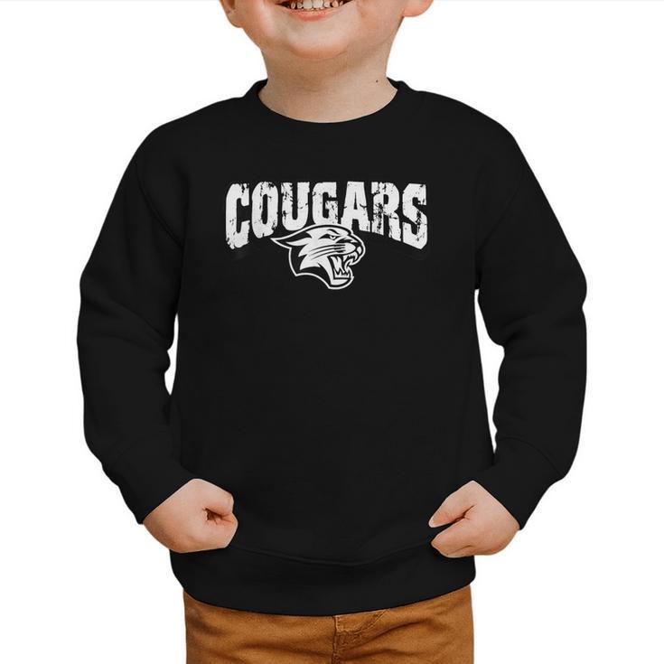 Cougars Back To School Spirit Graphic Toddler Sweatshirt