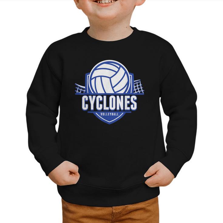 Cyclones Volleyball Back To School Spirit B Graphic Toddler Sweatshirt