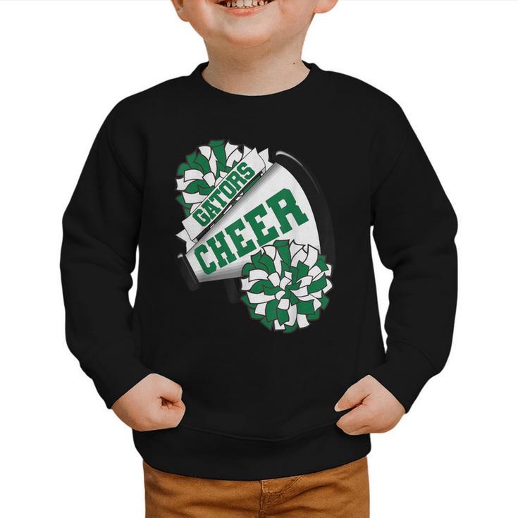 Gators Cheer Back To School Cheerleading Spirit G Graphic Toddler Sweatshirt