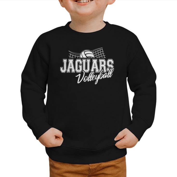 Jaguars Volleyball Back To School Spirit Graphic Toddler Sweatshirt Jaguars Volleyball Back To School Spirit Graphic Toddler Sweatshirt
