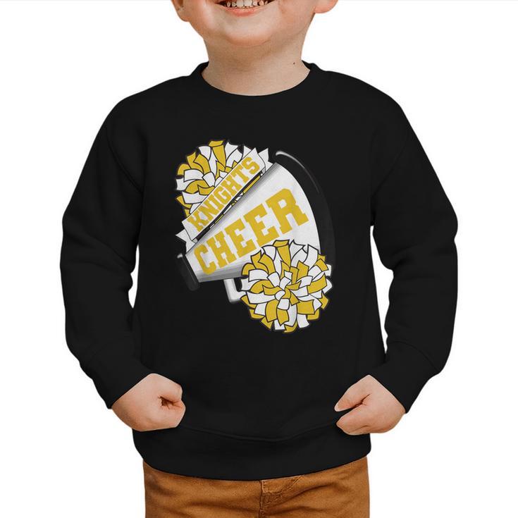 Knights Cheer Back To School Cheerleading Spirit GY Graphic Toddler Sweatshirt
