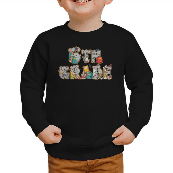 Koala Sixth Grade Back To School Kids Boys Girls Graphic Toddler Sweatshirt