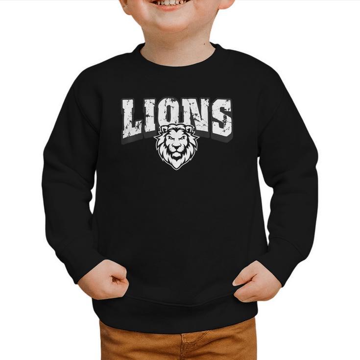 Lions Back To School Spirit Graphic Toddler Sweatshirt