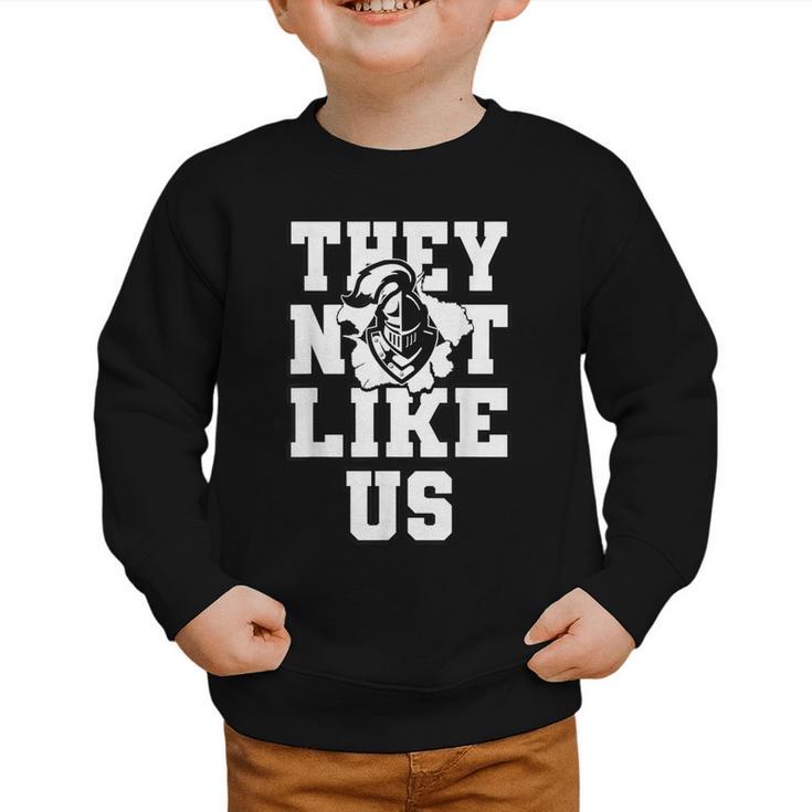 Not Like Knights Back To School Spirit Graphic Toddler Sweatshirt