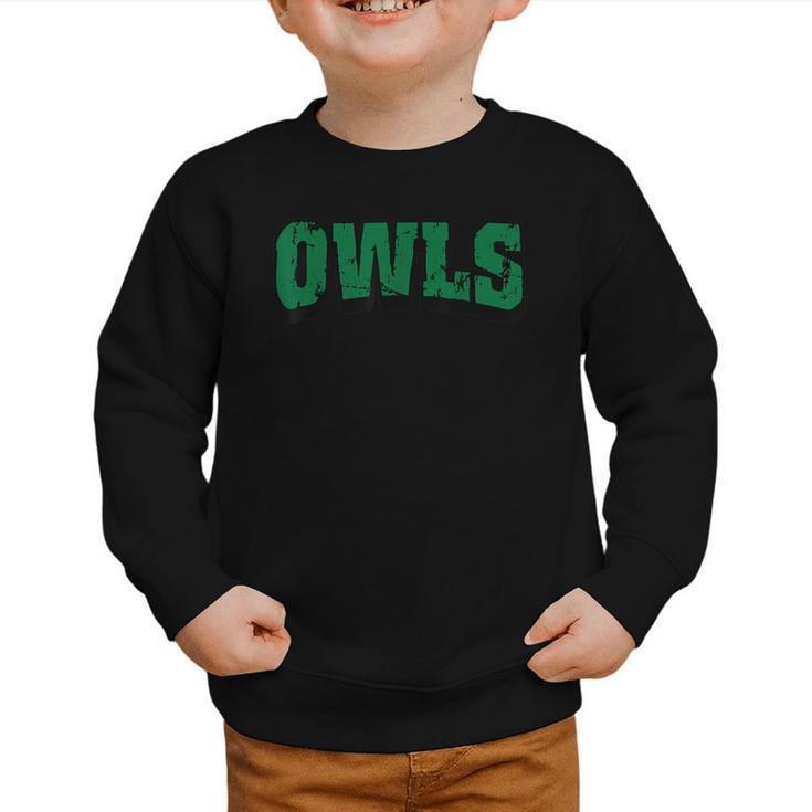 Owls Back To School Spirit G Graphic Toddler Sweatshirt