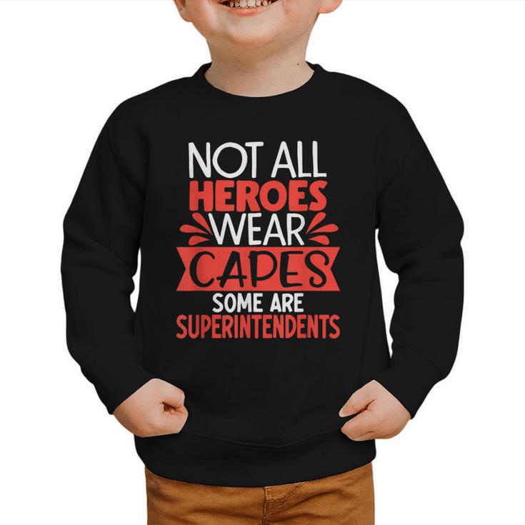 School Supervisor Manager Back To School Superintendent Graphic Toddler Sweatshirt
