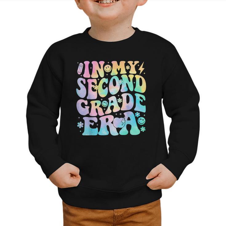 In My Second Grade Era Girl Tie Dye 2nd Grade Back To School Graphic Toddler Sweatshirt In My Second Grade Era Girl Tie Dye 2nd Grade Back To School Graphic Toddler Sweatshirt