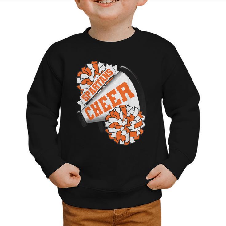 Spartans Cheer Back To School Cheerleading Spirit O Graphic Toddler Sweatshirt