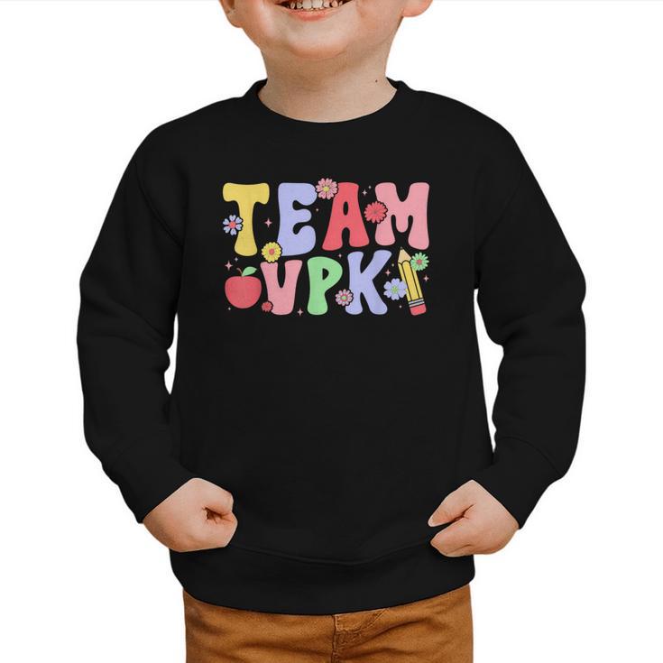 Team VPK First Day Of VPK Back To School VPK Graphic Toddler Sweatshirt