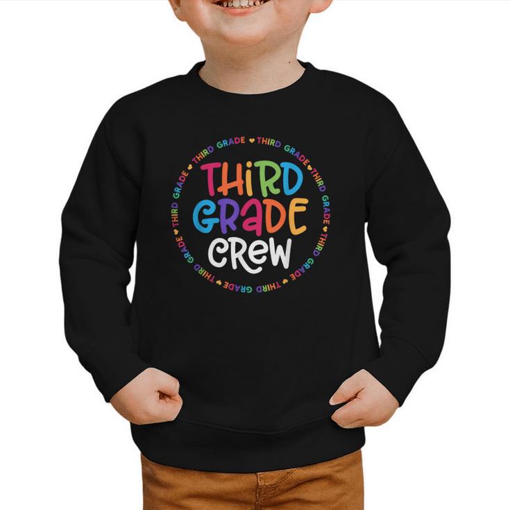 Third Grade Crew Back To School Matching Tee For 3rd Grade Graphic Toddler Sweatshirt Third Grade Crew Back To School Matching Tee For 3rd Grade Graphic Toddler Sweatshirt