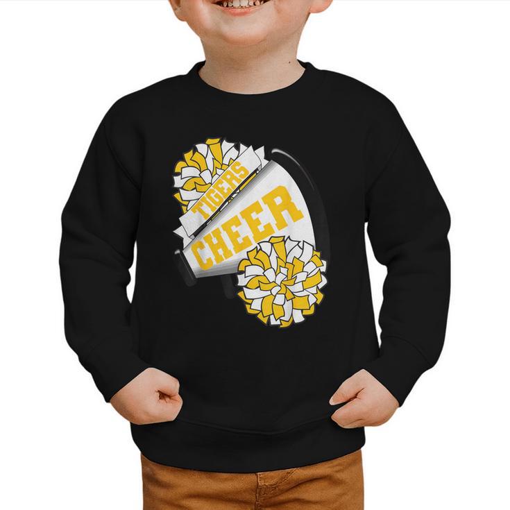 Tigers Cheer Back To School Cheerleading Spirit GY Graphic Toddler Sweatshirt