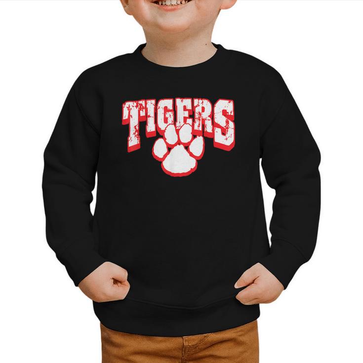 Tigers School Spirit Back To School R Graphic Toddler Sweatshirt