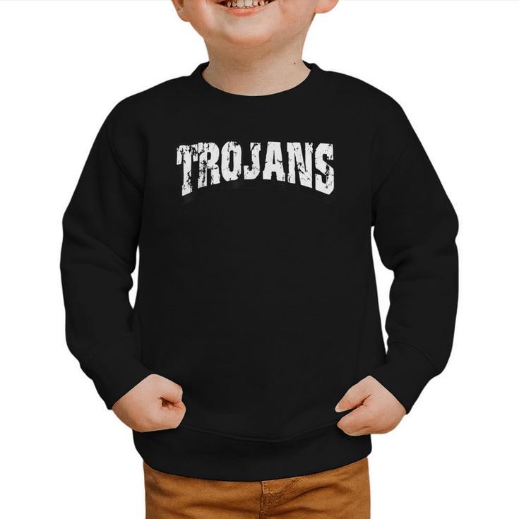 Trojans Back To School Spirit Graphic Toddler Sweatshirt