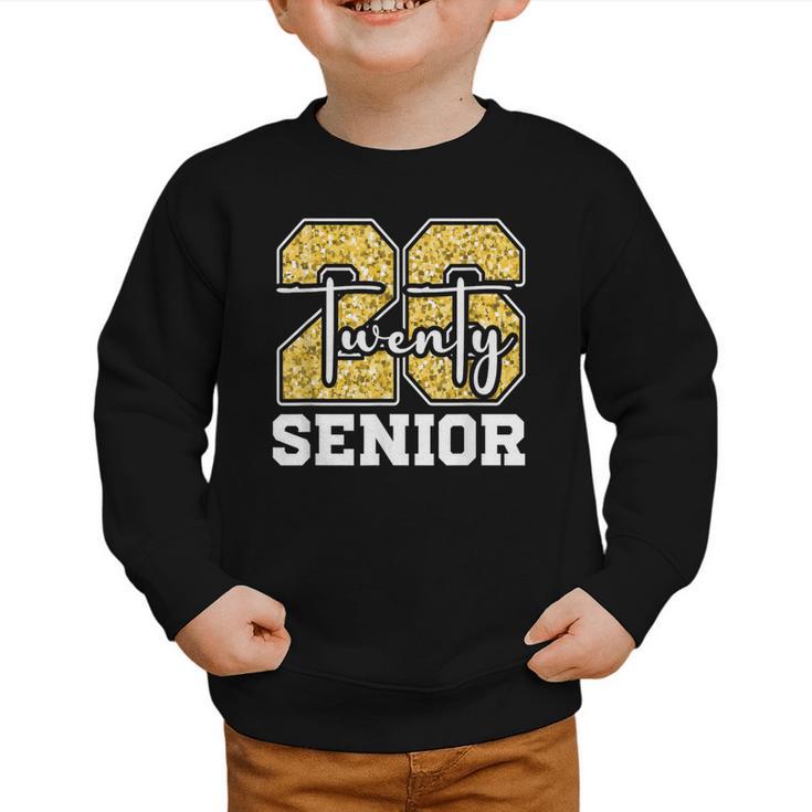 Twenty 2026 Class Of 26 Seniors Back To School Graduation Graphic Toddler Sweatshirt