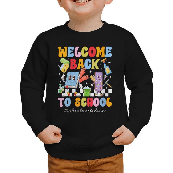 Women's Back To School Custodian First Day Of School Custodian Graphic Toddler Sweatshirt Women's Back To School Custodian First Day Of School Custodian Graphic Toddler Sweatshirt