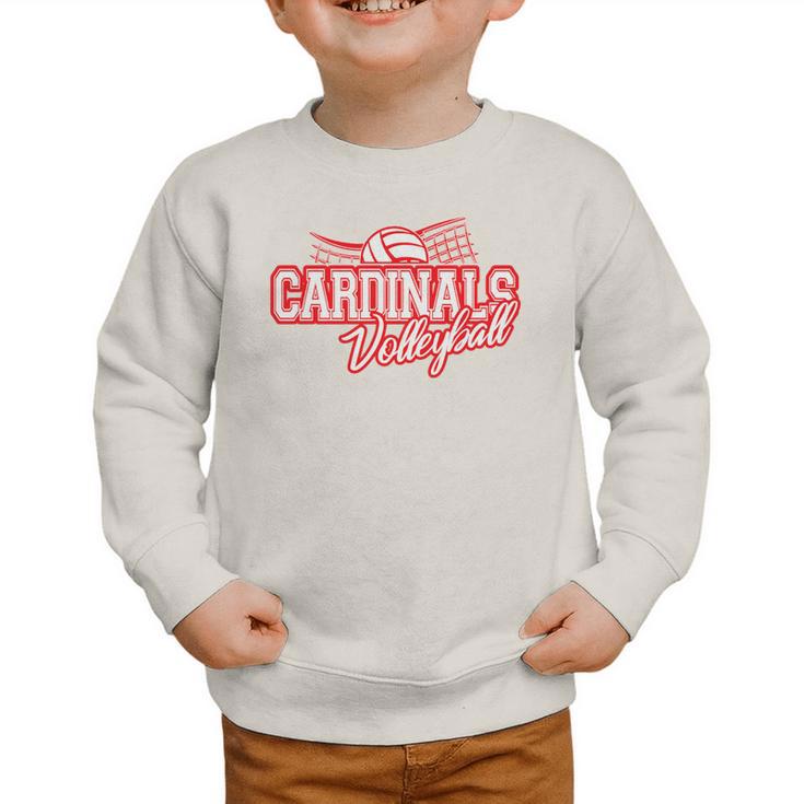 Cardinals Volleyball Back To School Spirit R Graphic Toddler Sweatshirt Cardinals Volleyball Back To School Spirit R Graphic Toddler Sweatshirt