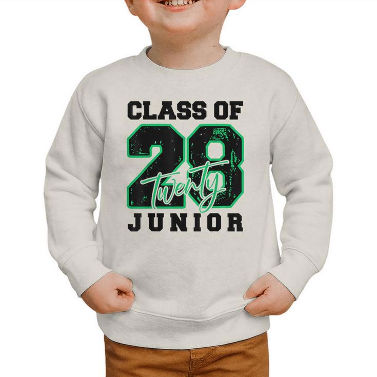 Class Of 2028 Junior High School Back To School 11th Grade Graphic Toddler Sweatshirt Class Of 2028 Junior High School Back To School 11th Grade Graphic Toddler Sweatshirt