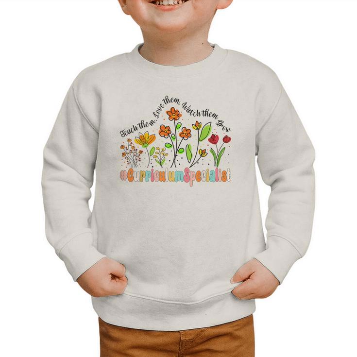 Curriculum Specialist Appreciation Week Back To School Graphic Toddler Sweatshirt