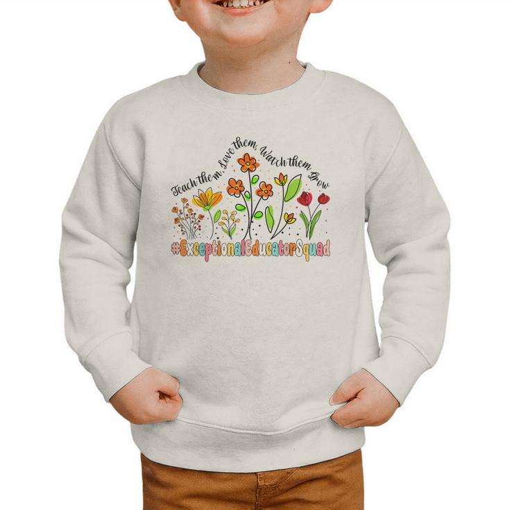 Exceptional Educator Squad Appreciation Week Back To School Graphic Toddler Sweatshirt