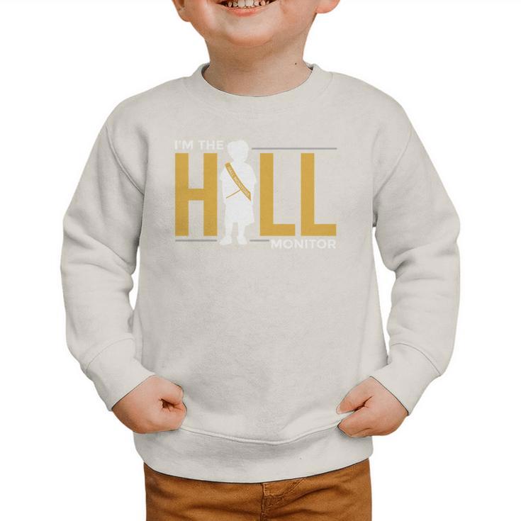 Hall Monitor Back To School Student Graphic Toddler Sweatshirt Hall Monitor Back To School Student Graphic Toddler Sweatshirt