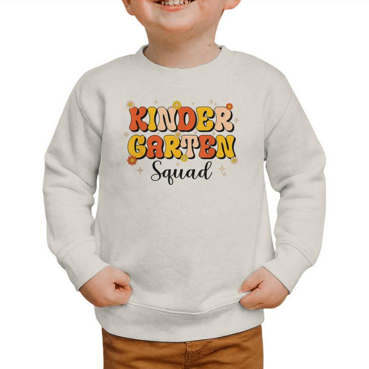 Kinder Garten Squad Team Back To School Kinder Garten Kids Graphic Toddler Sweatshirt Kinder Garten Squad Team Back To School Kinder Garten Kids Graphic Toddler Sweatshirt