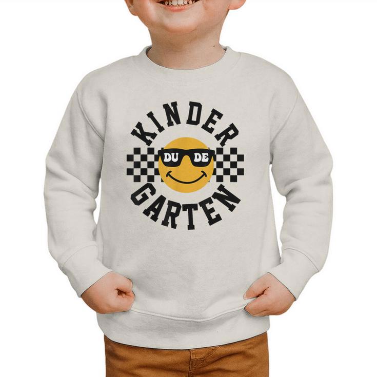 Kindergarten Dude Back To School Kinder Students Kids Graphic Toddler Sweatshirt Kindergarten Dude Back To School Kinder Students Kids Graphic Toddler Sweatshirt