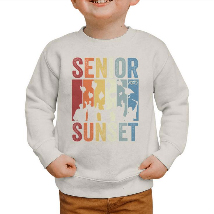 Last First Day Senior Sunset Class Of 2025 Back To School Performance Graphic Toddler Sweatshirt Last First Day Senior Sunset Class Of 2025 Back To School Performance Graphic Toddler Sweatshirt