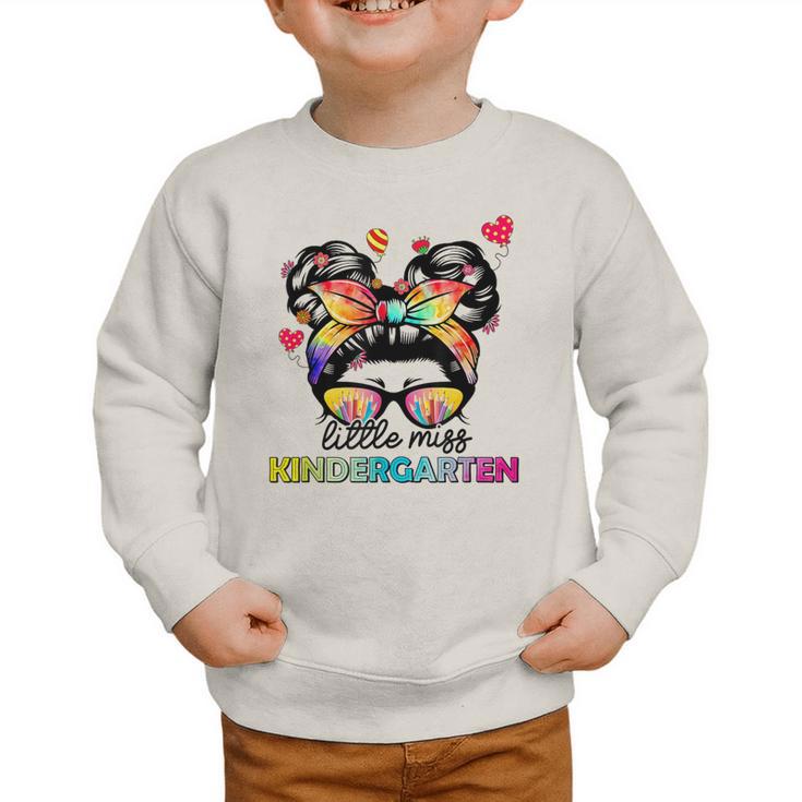 Little Miss Kindergarten Back To School Kindergarten Girls Graphic Toddler Sweatshirt Little Miss Kindergarten Back To School Kindergarten Girls Graphic Toddler Sweatshirt