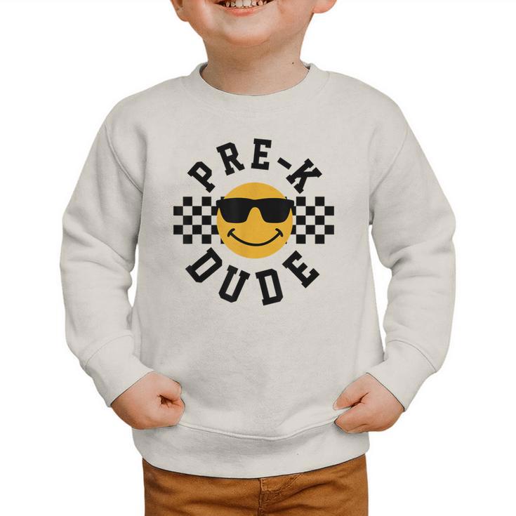 Preschool Dude Back To School Pre-K Students Kids Graphic Toddler Sweatshirt Preschool Dude Back To School Pre-K Students Kids Graphic Toddler Sweatshirt