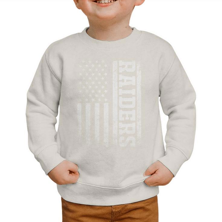 Retro Raiders Back To School Team Spirit Graphic Toddler Sweatshirt Retro Raiders Back To School Team Spirit Graphic Toddler Sweatshirt