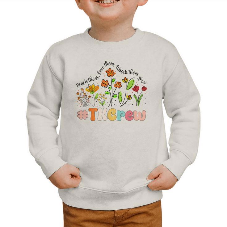 TK Crew Appreciation Week Back To School Graphic Toddler Sweatshirt TK Crew Appreciation Week Back To School Graphic Toddler Sweatshirt